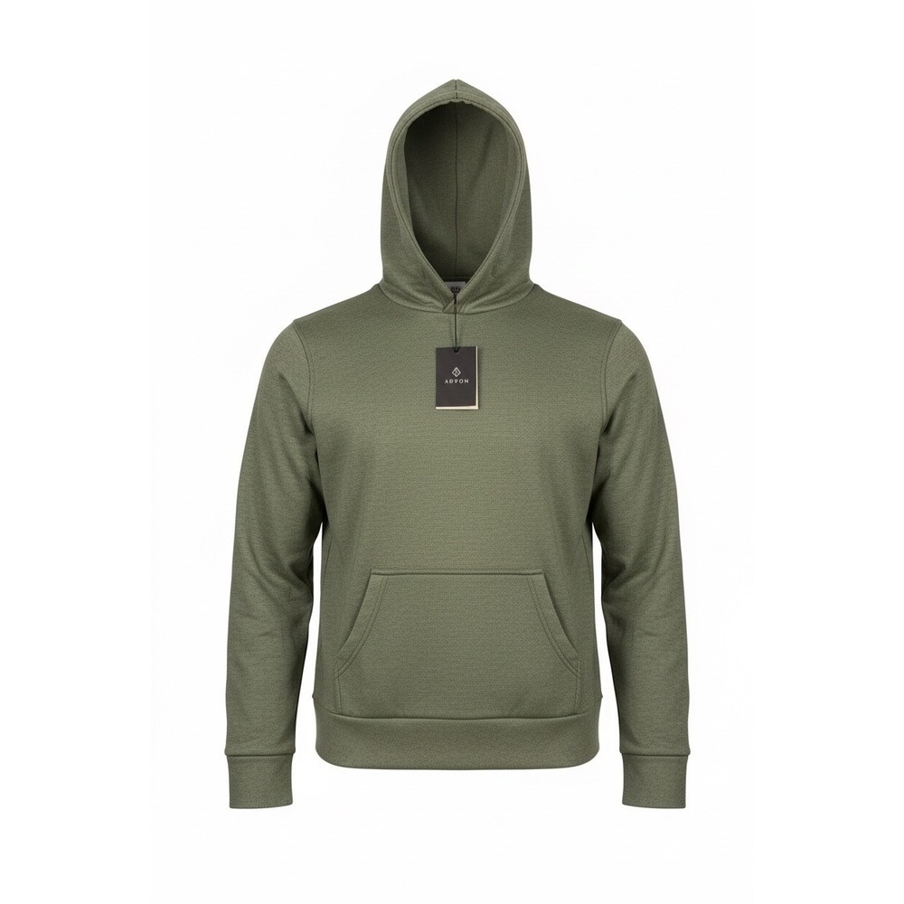 Aspen‎ Men's Green Textured Knit Hoodie Sweatshirt Style M2011, Size S, NWT